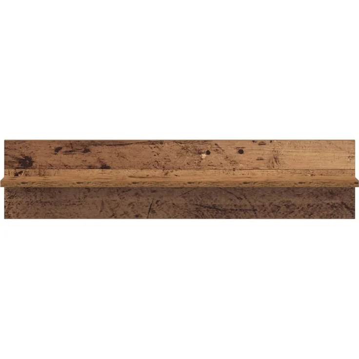 2er-Set Wandregale, Hängeregale Altholz 80 x 11,5 x 18 cm Holzwerkstoff de5730 – Bild 6