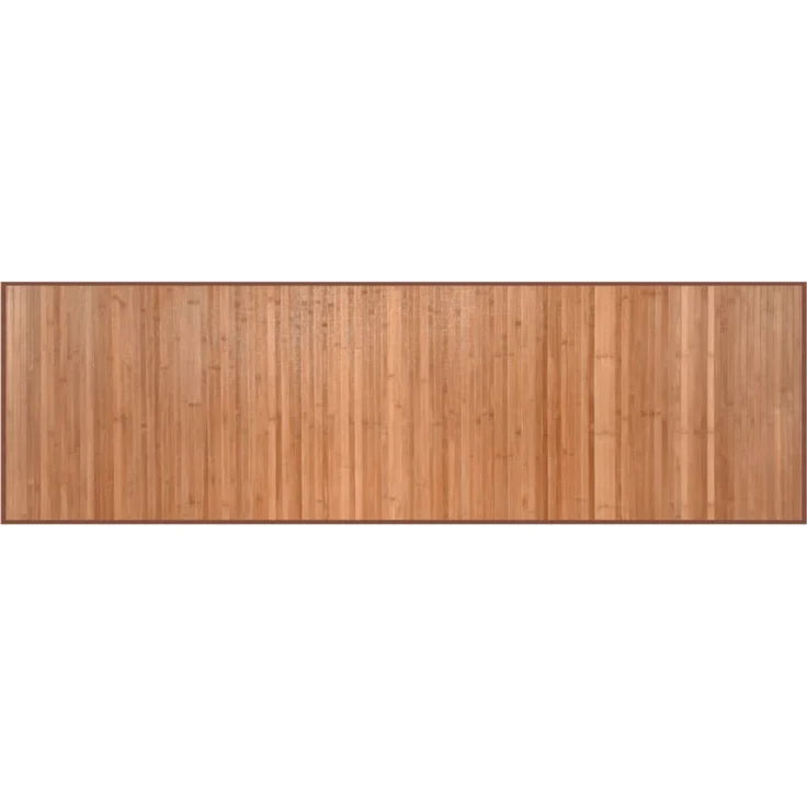 vidaXL Teppich Rechteckig Natur 60x200 cm Bambus 376835 – Bild 2