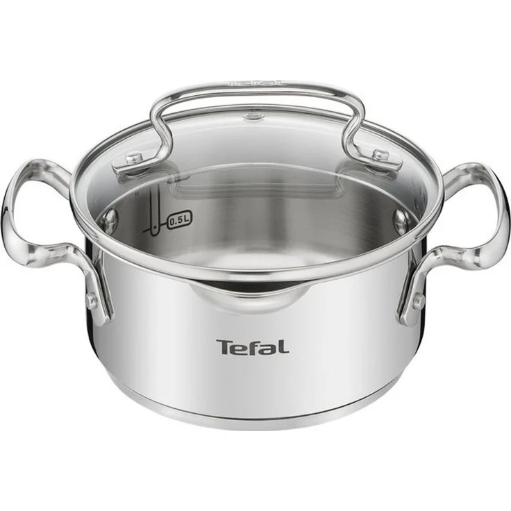 Tefal Kochtopf Duetto+, Edelstahl 18/10, hochglanzpoliert, Glasdeckel mit Siebfunktion – Bild 4
