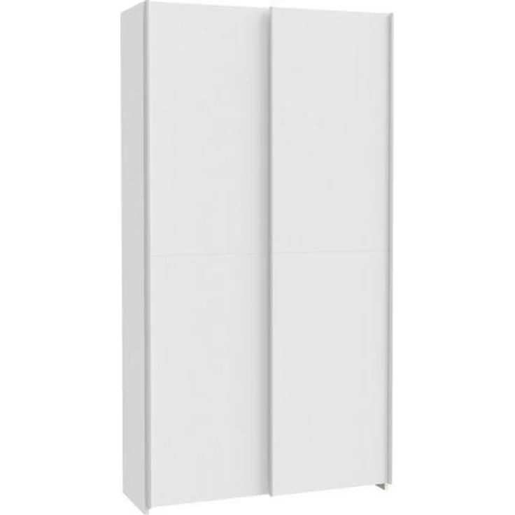 Schwebetürenschrank >HOME NOOK< 6 Böden, in Weiss - 100,1x190,5x39,1cm (BxHxT) – Bild 3