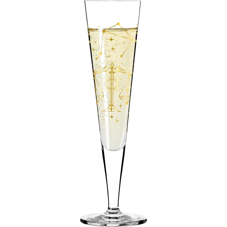 Ritzenhoff Astrologie Champagner 7 Waage Z. Mubaza H25 – Bild 5