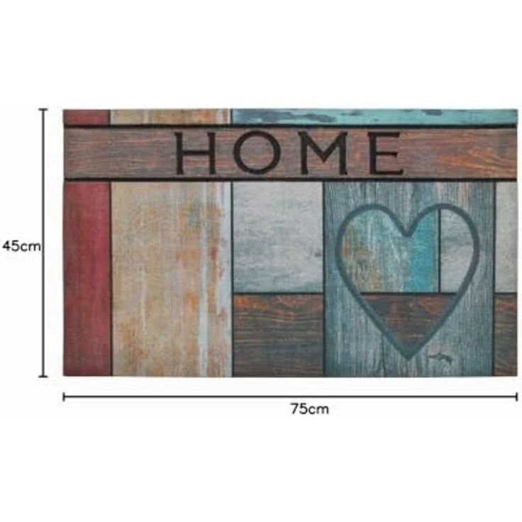 Fußmatte La Traviata Top Wooden Heart, 45 x 75 cm – Bild 3