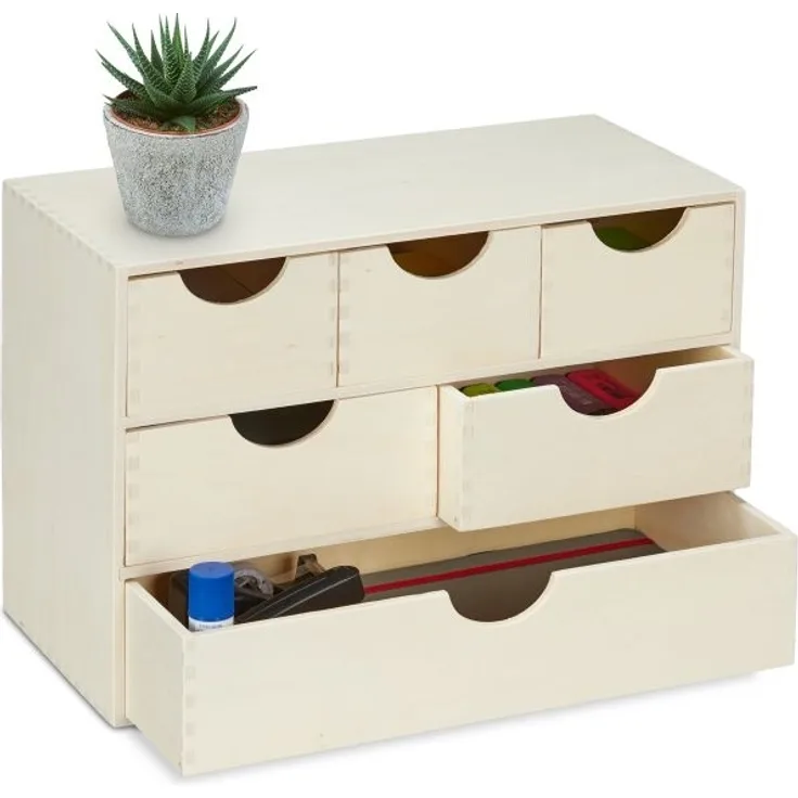 Schubladenbox Holz