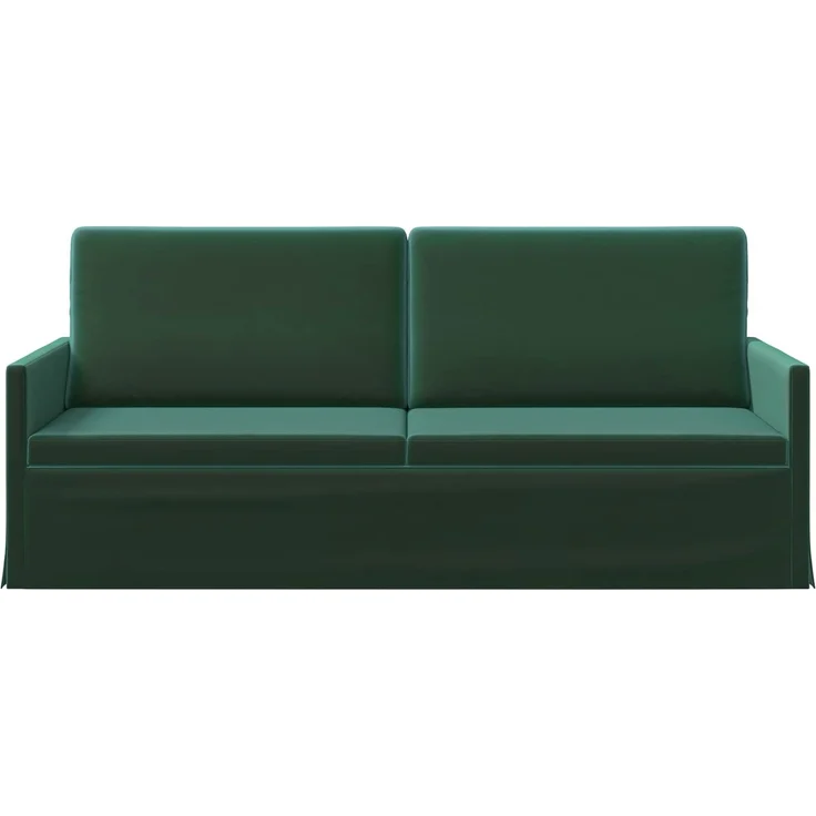vidaXL 3-Sitzer Sofa Dunkelgrün 190 x 81 x 82 cm Samt (V) 42041122 – Bild 2