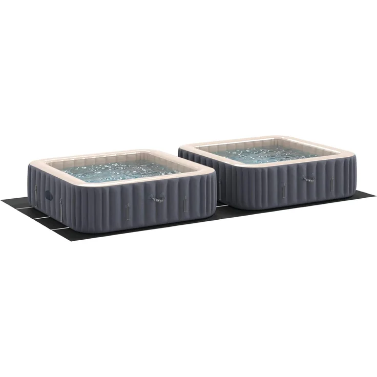 vidaXL Bodenfolie für Pools 820 x 420 x 0,1 cm Rechteckig Vliesstoff 42009127 – Bild 3