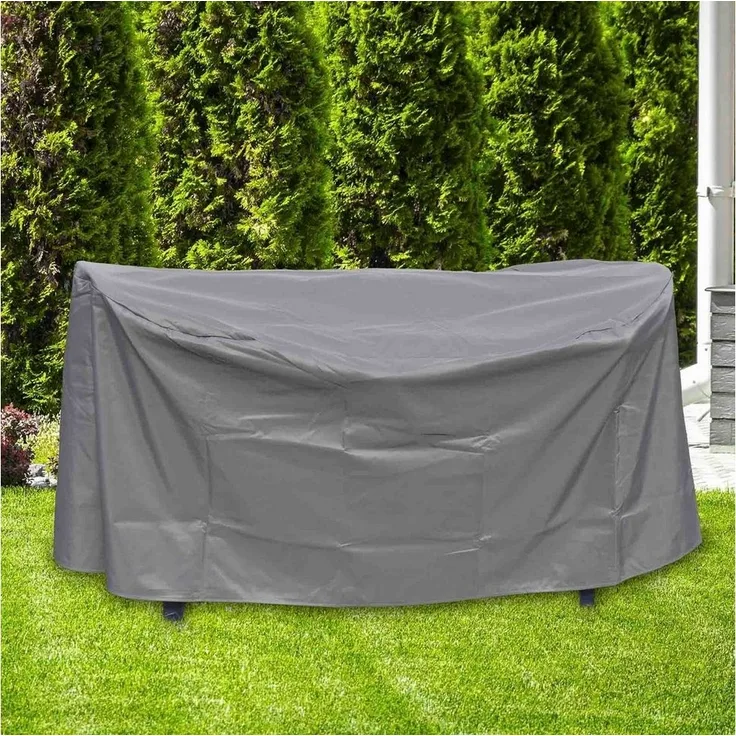 Haushalt International Gartenmöbel-Schutzhülle Schutzhülle für Gartentische, oval Maße ca. 155 x 95 x 75 cm (1-St)