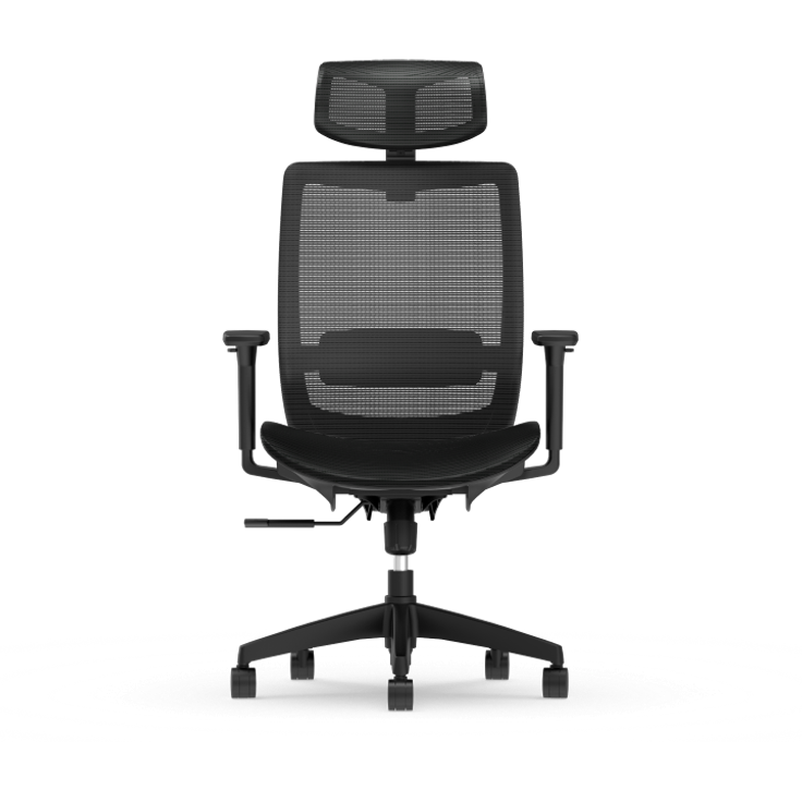 FlexiSpot BS4 Bürostuhl Vollnetz, ergonomisch, mit verstellbarer Kopfstütze & Sitztiefe – atmungsaktiv & rückenschonend