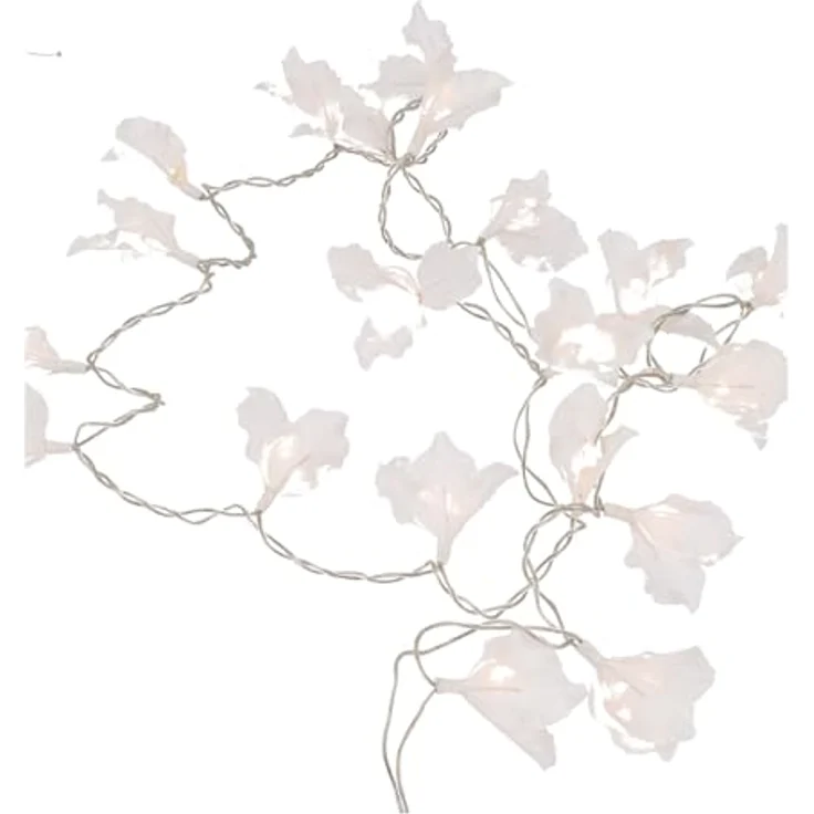 Guru-Shop LED-Lichterkette Exotische Lotusblüten, Blüten LED Lichterkette.. – Bild 5