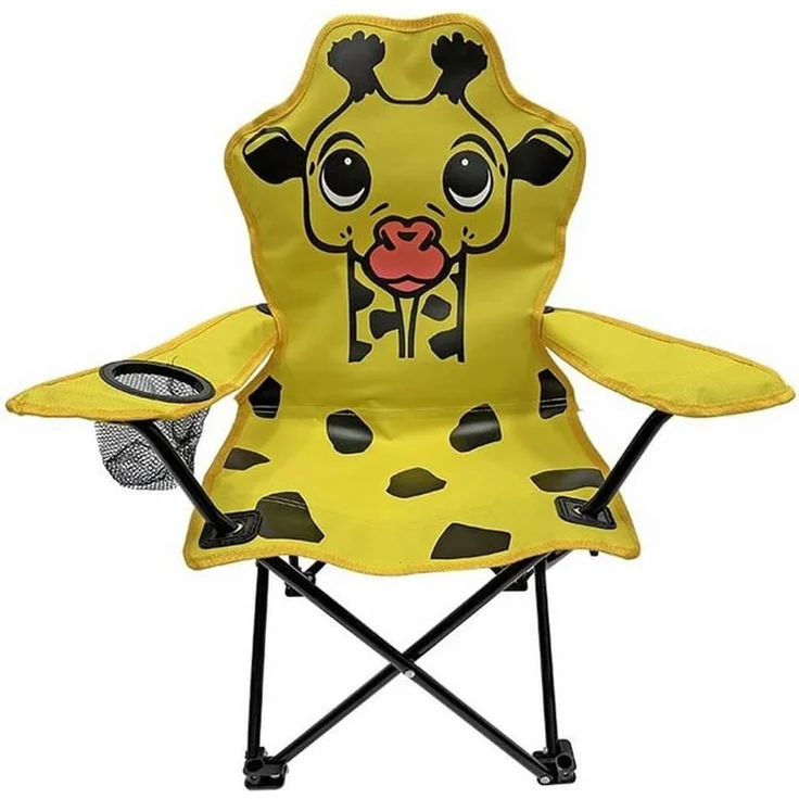Linder Exclusiv GmbH Campingstuhl Kinder Camping-Stuhl Falt-Armlehnstuhl Kinderstuhl Stuhl Campingsessel, leichter Transport - inklusive Tragetasche – Bild 1