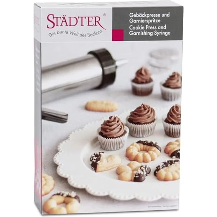Städter Edelstahl / Aluminium Gebäckpresse Set 23-tlg. – Bild 7