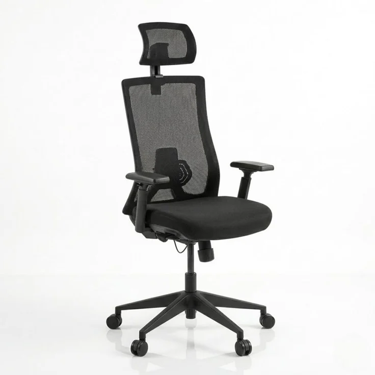 VALKENSTOL M3 PRO SCHWARZ Bürostuhl ergonomisch - 5 Jahre Garantie - Schreibtischstuhl tiefenverstellbare Sitzfläche - 3D Armlehnen - extra bequem – Bild 3