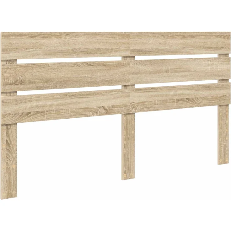 vidaXL Bettrahmen Sonoma-Eiche 160 x 200 cm Ingenieurs Holz 3411819 – Bild 7
