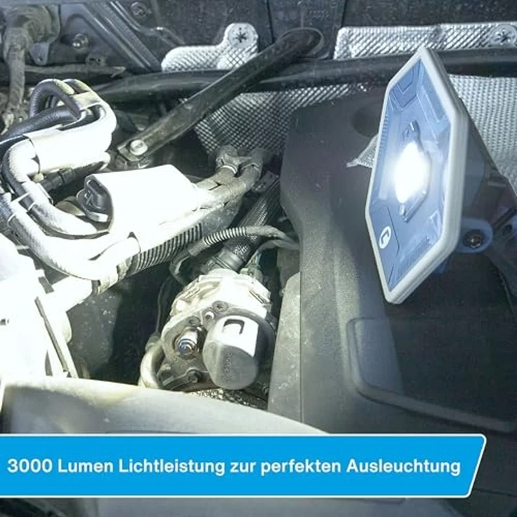 Cartrend LED-Flutlichtstrahler mit neigbaren Magnetfuß 3000 Lumen – Bild 5