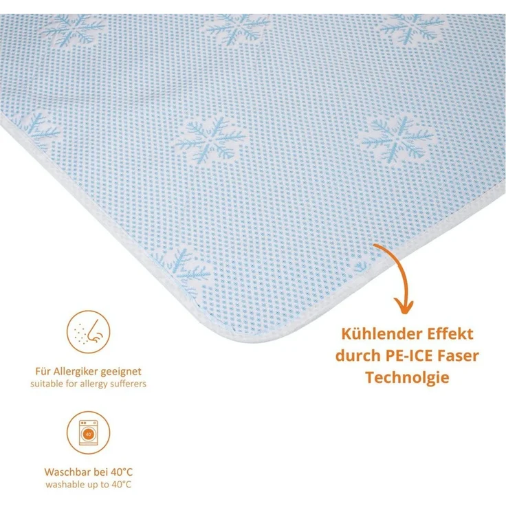 sleepling Sommerbettdecke Cool, ultra leicht, wirkt kühlend, kühle und warme Seite – Bild 1