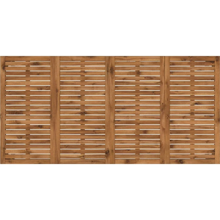 vidaXL Gartentisch NAARDEN Natürlich und Schwarz 180 x 88,5 x 75 cm 901325 – Bild 5