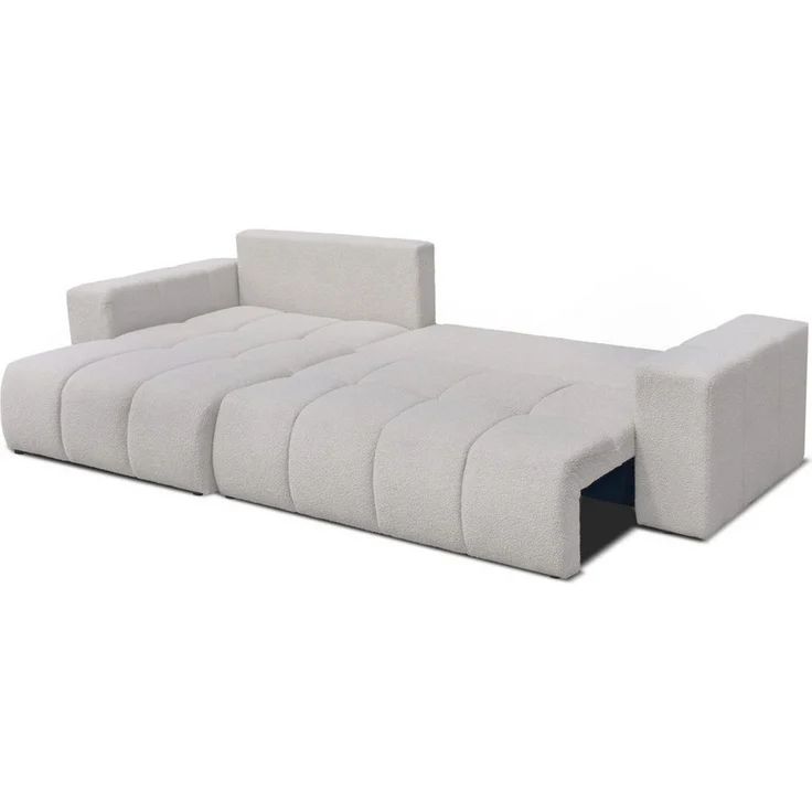yourhouse24 Ecksofa OLI XL mit tiefer Steppung (278 cm) – Trend-Bouclé, Schlaffunktion, Seite universal – Bild 4