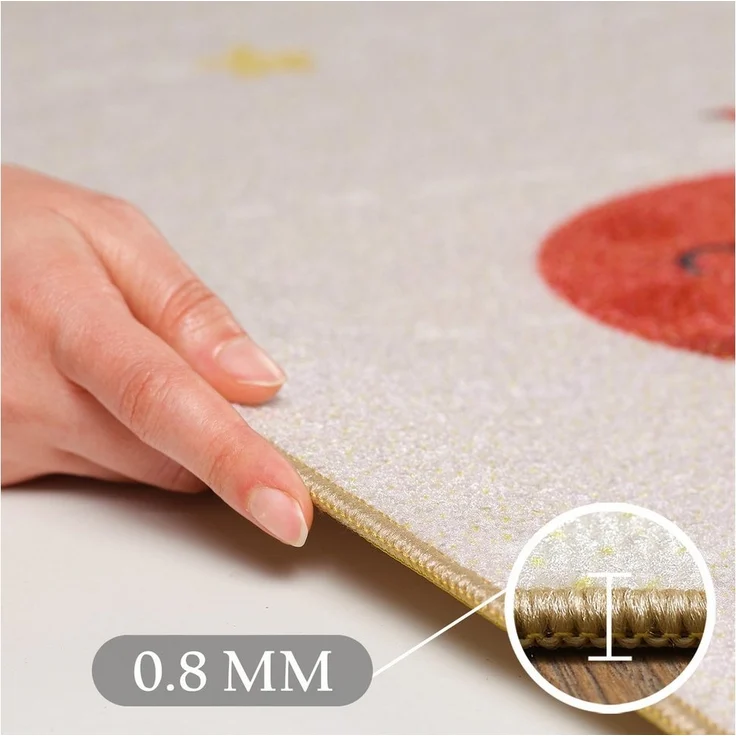 SIMPEX24 Teppich Planeten, Rechteckig, Höhe: 7 mm, Jungen-Mädchen Babyzimmer Teppich Kinderzimmer – Bild 2