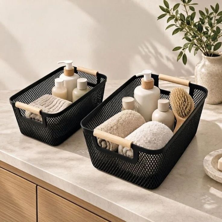 Relaxdays Aufbewahrungskorb 6er Set – Bild 2
