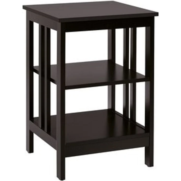 COSTWAY Nachttisch 3 Ebenen Beistelltisch (1-St), II-förmig, 40x40x61cm – Bild 6