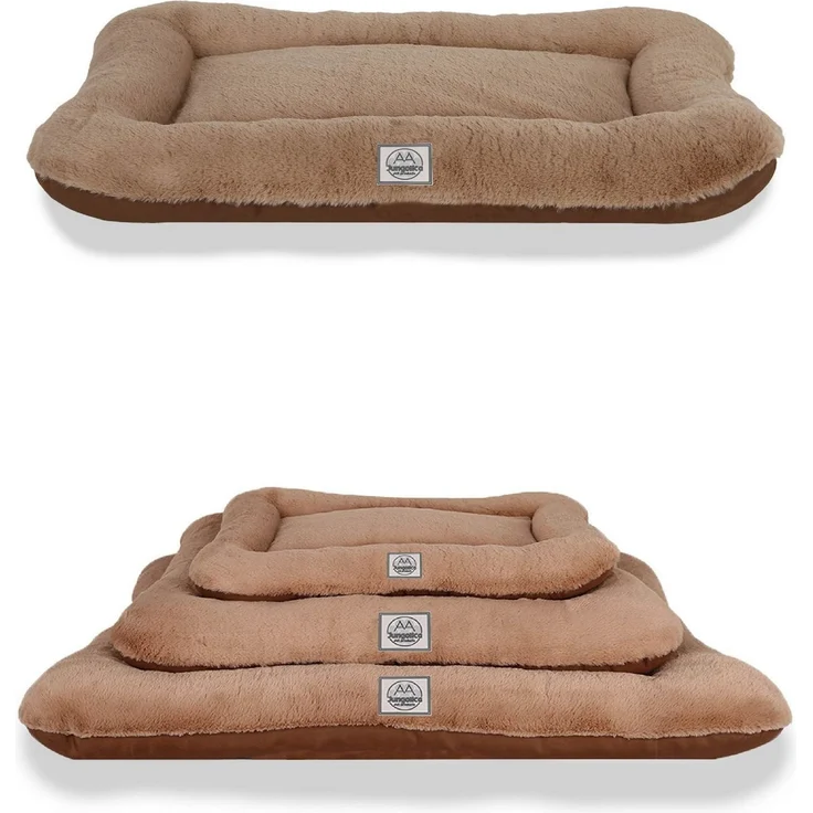 Paws & Whiskers 'Sally Dog XL - Brown' Haustierbett, Braun, 110 x 85 x 12 cm – Bild 4