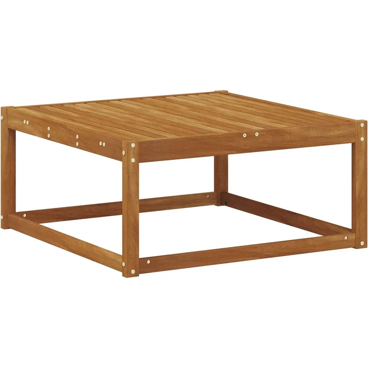 vidaXL Tisch für Outdoor Massivholz Akazie Natur 79 x 79 x 37 cm 900525 – Bild 6