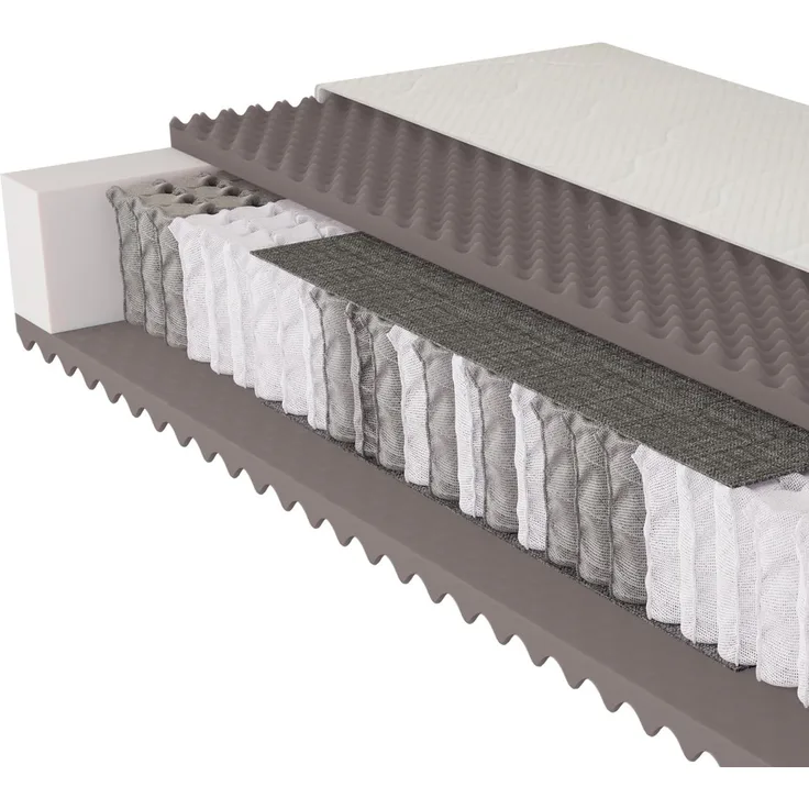 Taschenfederkernmatratze 5 Sterne TFK – GOLD Luxus-Taschenfederkernmatratze Hotelkomfort, Beco, 29 cm hoch, Wendematratze, gleichfeste Seiten, Premiumhöhe, auch in 140x200