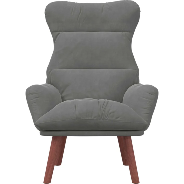 vidaXL Sessel Dunkelgrau 69 x 74 x 93 cm Samt 42001835 – Bild 3