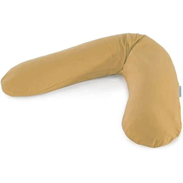 Theraline Stillkissen "Das Original" Dinkel Füllung inkl. Bezug190 cm 147 Bernstein (Bamboo)