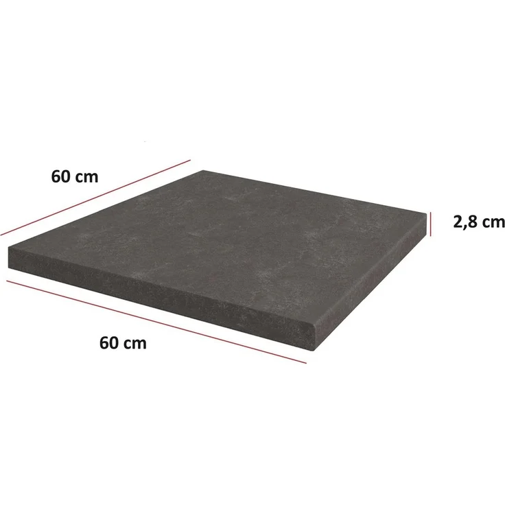 Küchen Arbeitsplatte Metallic Brown 60 cm 28 mm Bianca Grey Rose Küchenzeile – Bild 1
