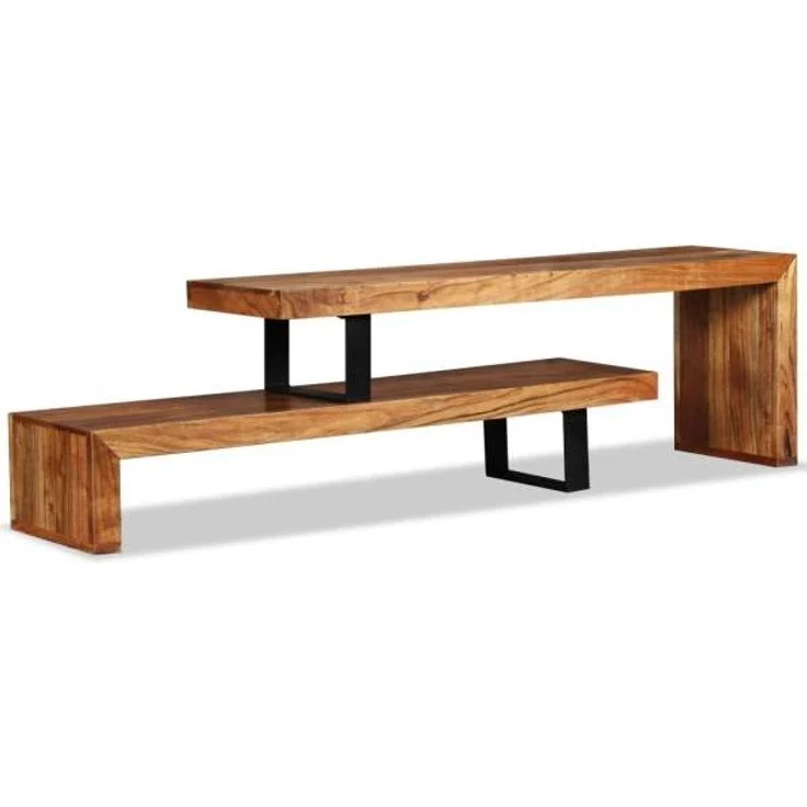 vidaXL TV-Schrank Massivholz Akazie 244583 – Bild 5