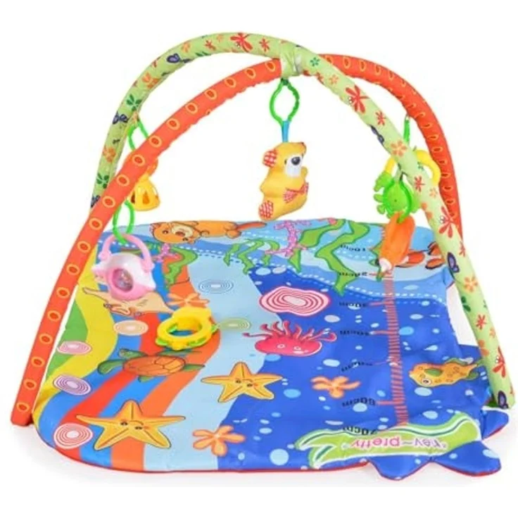 Moni Spielbogen Baby Like 143A, Unterwasserwelt, 5 Spielsachen, Wachstumsskala – Bild 2