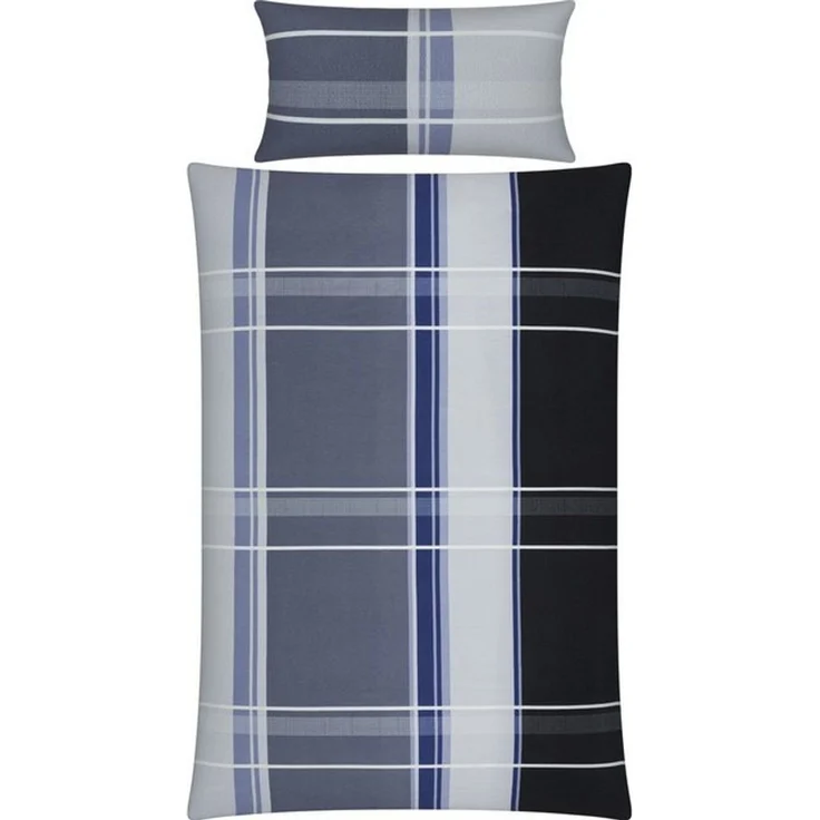 Erwin Müller Bettwäsche Bettwäsche Sparpaket 4-teilig, Biber, 4 teilig, Streifen – Bild 4