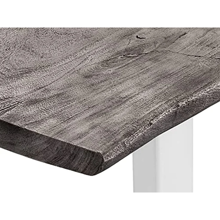 Esstisch Bullwer, Grau 75 x 90 x 170 cm Weiß – Bild 4