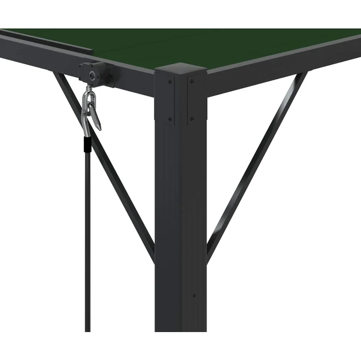 vidaXL Gazebo mit Lamellen-Dach Grün 3 x 4 x 2,14 m 42030525 – Bild 7