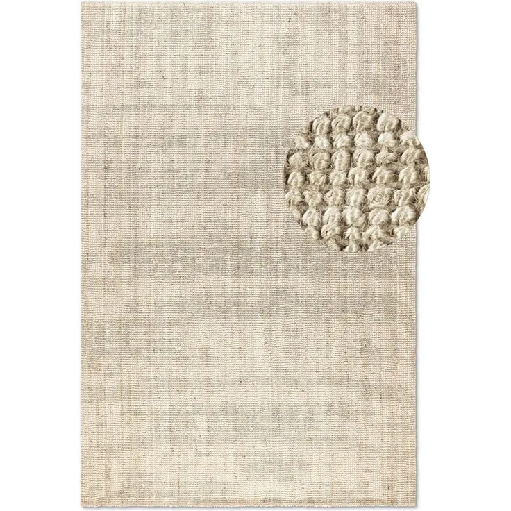HANSE Home Teppich Jaipur Juteteppich, Läufer und Rund, rechteckig, Höhe: 10 mm, Naturfaser, Nachhaltig, Wohnzimmer, Esszimmer, Schlafzimmer, Boho, GRS
