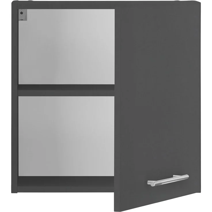 XORA 'PRIMUS' Küchenschrank Hängeschrank, Holznachbildung anthrazit, 50 x 50 x 31 cm, mit 1 Fachboden – Bild 3