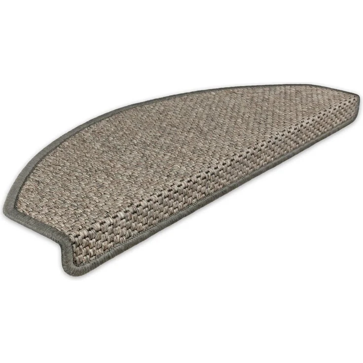 Metzker® Stufenmatte Stufenmatten Göteborg Halbrund, halbrund, Höhe: 8 mm, 15 Stück - Grau/Braun – Bild 3
