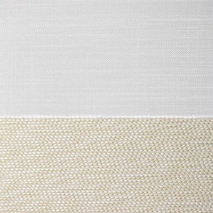Clever-Kauf-24 Scheibengardine 4-teiliges Mini-Flächenvorhang-Set in beige weiß 2291-13, Stangendurchzug, halbtransparent, Store – Bild 6