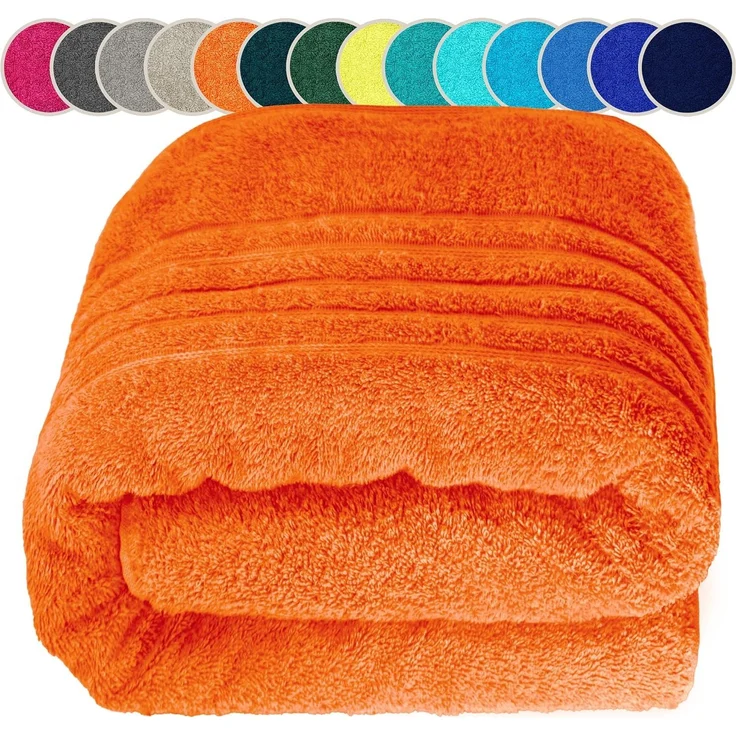 Lashuma Saunatuch XXL Handtuch London, Frottee (1-St), Badetuch Damen & Badehandtuch Herren 100x200 cm - Saunahandtuch 80x220