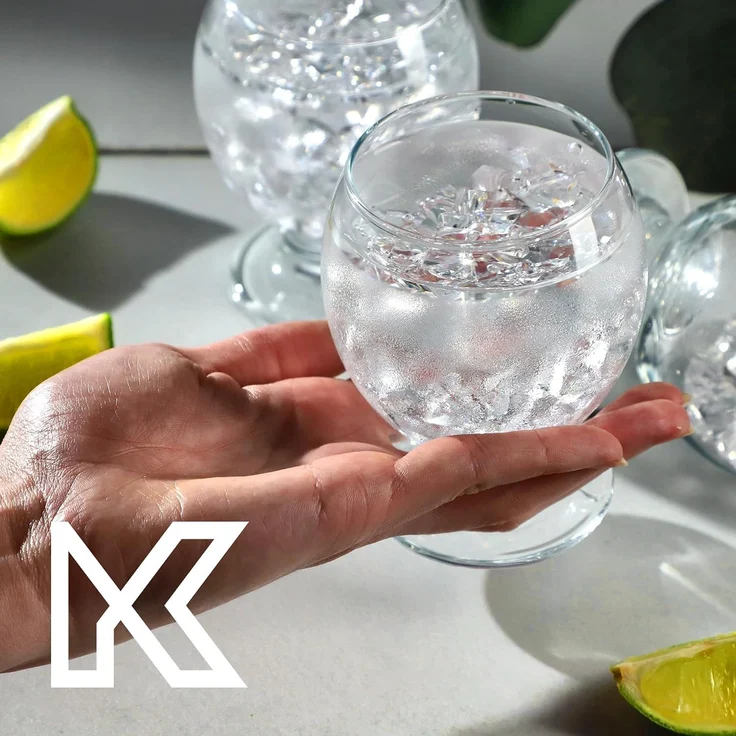 KADAX Gläser Getränkegläser Dessertbecher 280 ml Set mit 6 Gläsern – Bild 5