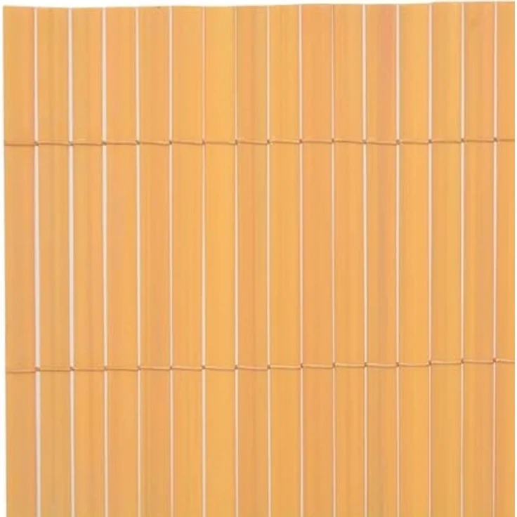 vidaXL Gartenzaun Gelb 150 x 300 cm PVC 43634 – Bild 3