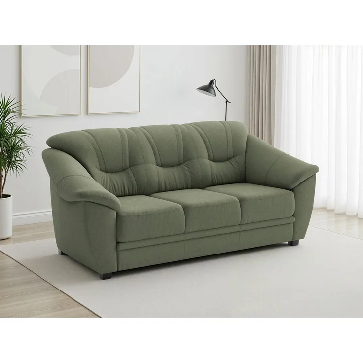 sit&more 3-Sitzer Savona, B: 198 cm, Federkern, Komfortsitzhöhe 46 cm, optional Schlaffunktion, Liegefläche 190x137cm, Stoff- & Lederauswahl