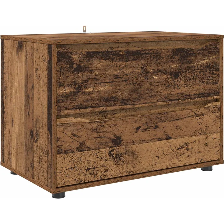 vidaXL Aufbewahrungsschrank 80 x 48 x 57 cm Holzwerkstoff Altholz 888825 – Bild 2