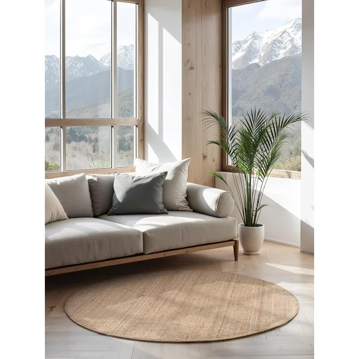HANSE Home Teppich Jaipur Juteteppich, als Läufer und in Rund, rechteckig, Höhe: 10 mm, 100% Naturfaser, Wohnzimmer, Esszimmer, Schlafzimmer, GRS – Bild 1