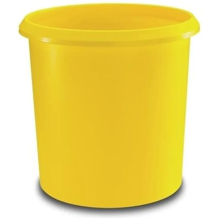 Läufer Papierkorb Allrounder 18 Liter maisgelb