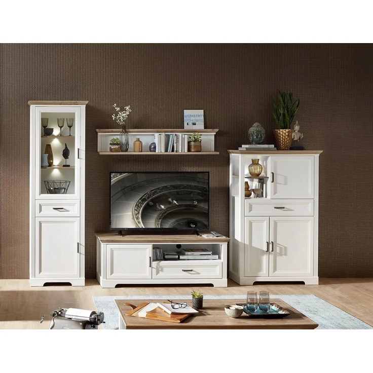 Innostyle 'JASMIN' Vitrine mit Beleuchtung, 1-türig, 66 x 204 x 42 cm – Bild 3