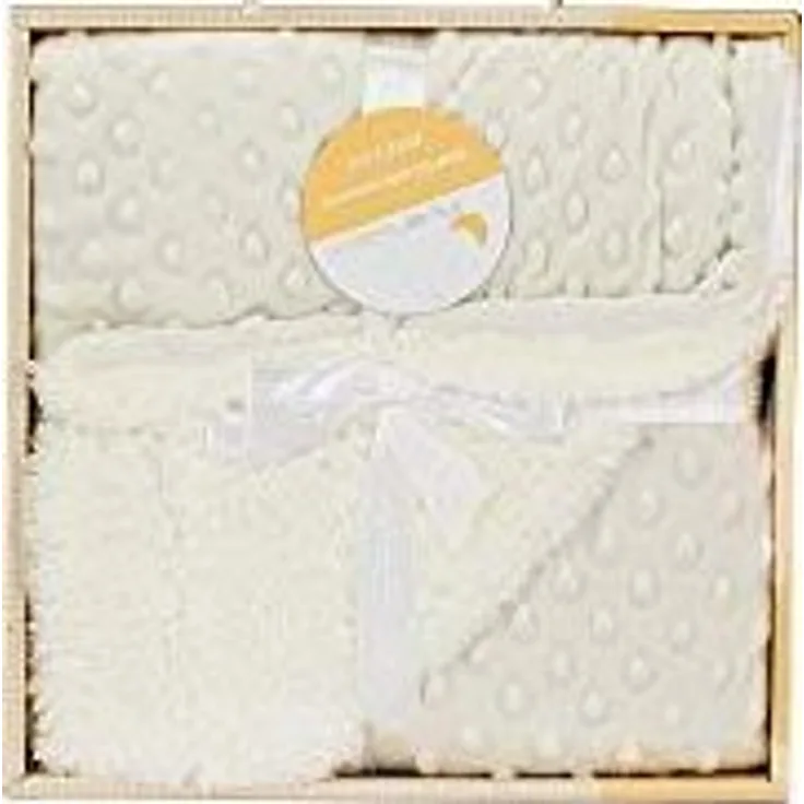 Interbaby 00891-05 Blasen Babydecke mit Sherpa Rückseite, beige, 720 g