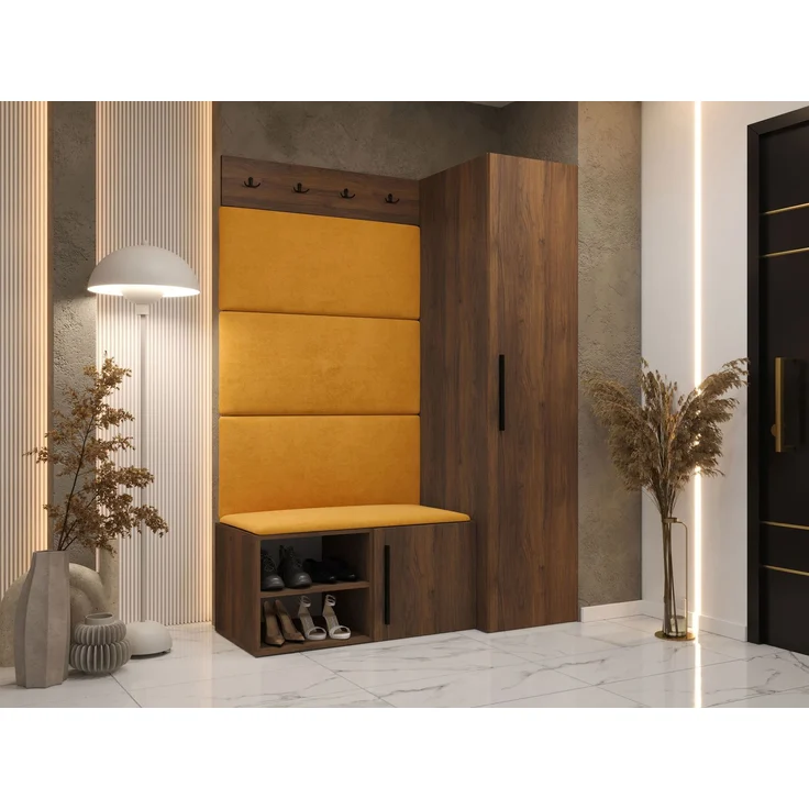 Garderoben-Set Mapreni II (Farbe: Nuss Warmia, Manila 32) – Bild 2