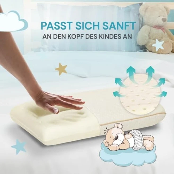 Vitapur Kinderkopfkissen 30x50 ab 3 Jahren – Bild 7