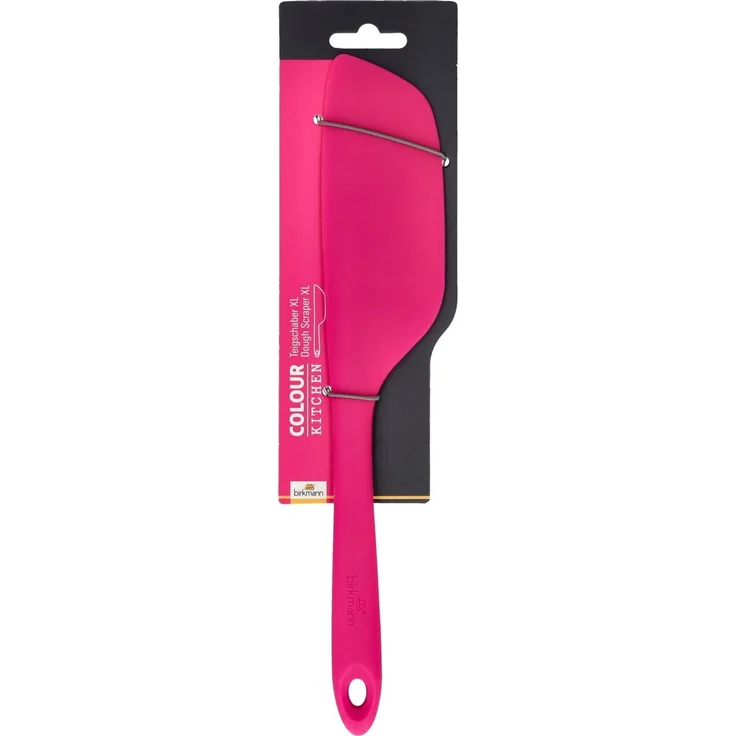 Birkmann Teigschaber 'COLOUR KITCHEN' Backhelfer, Silikon pink, 5.1 x 28.5 x 1.4 cm, spülmaschinengeeignet – Bild 2